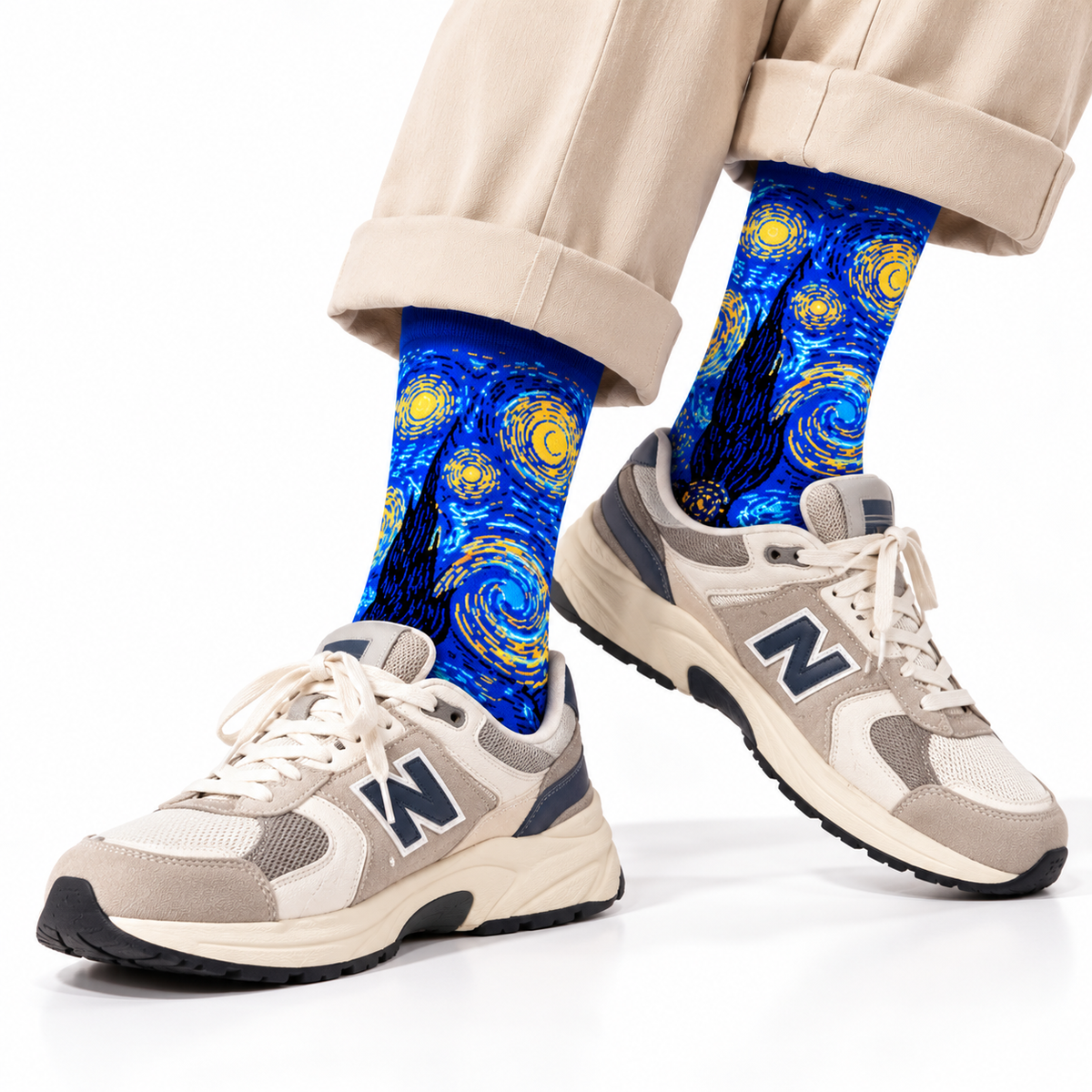 EcoSocks Art Socks Mixed Arts – 5 Pairs of Colorful Socks – Unisex Size 35-42 – Cotton Socks – Funny Socks – Colorful Socks – Gift Set