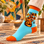 Chaussettes artistiques – Vase de tournesols – Coton biologique – Ecosocks
