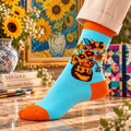 Chaussettes artistiques – Vase de tournesols – Coton biologique – Ecosocks