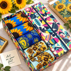 Chaussettes artistiques EcoSocks Vincent van Gogh – Lot de 5 paires – Coton biologique – Coffret cadeau – Unisexe